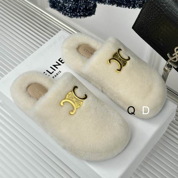 Celine 毛拖 TS