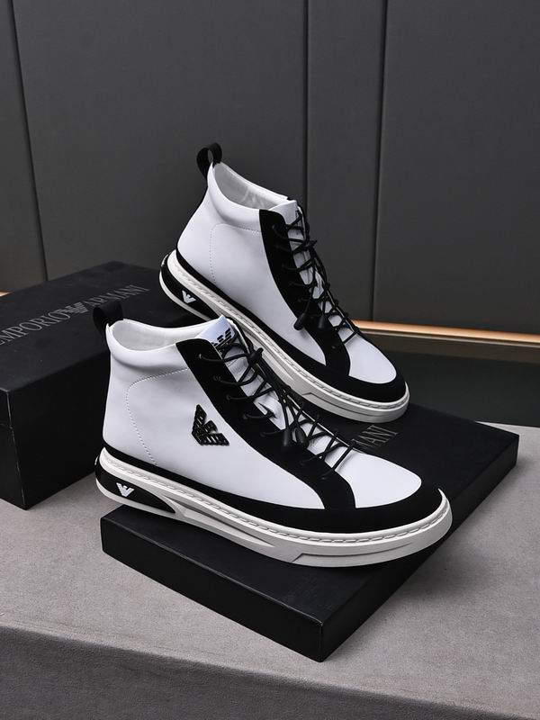 2026 Armani Male High Top Shoes 0613