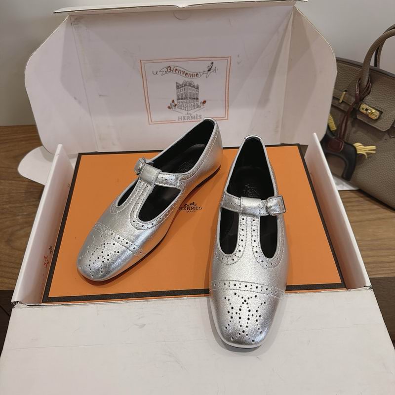 2026 Hermes Single Shoes 0818